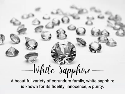 WHAT IS WHITE SAPPHIRE